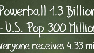 Powerball Math: $1.3 Billion Divided By 300 Million Is Actually $4.33